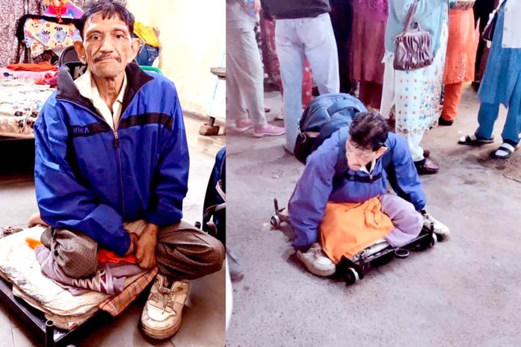 Millionaire beggar found in beggarfree city used to give interestfree money to people used to go begging in a car